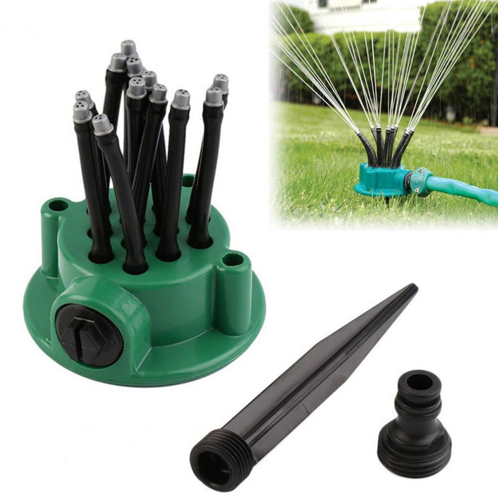 12-in-1 Garden Sprinkler Irrigation System with 360° Adjustable Spray