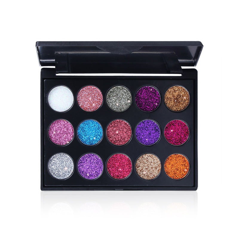 30 Color Glitter Eyeshadow Palette for Face and Body Makeup