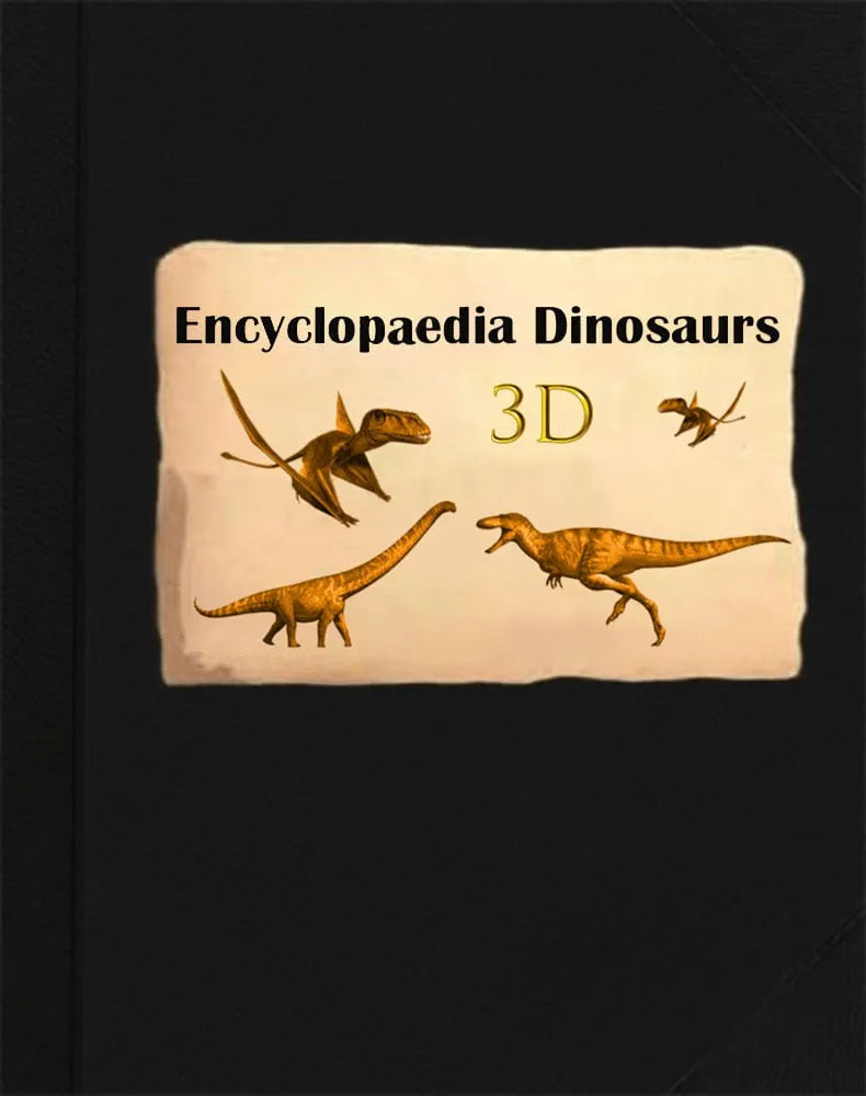 3D Pop Up Dinosaur Book Hardcover Educational Adventure