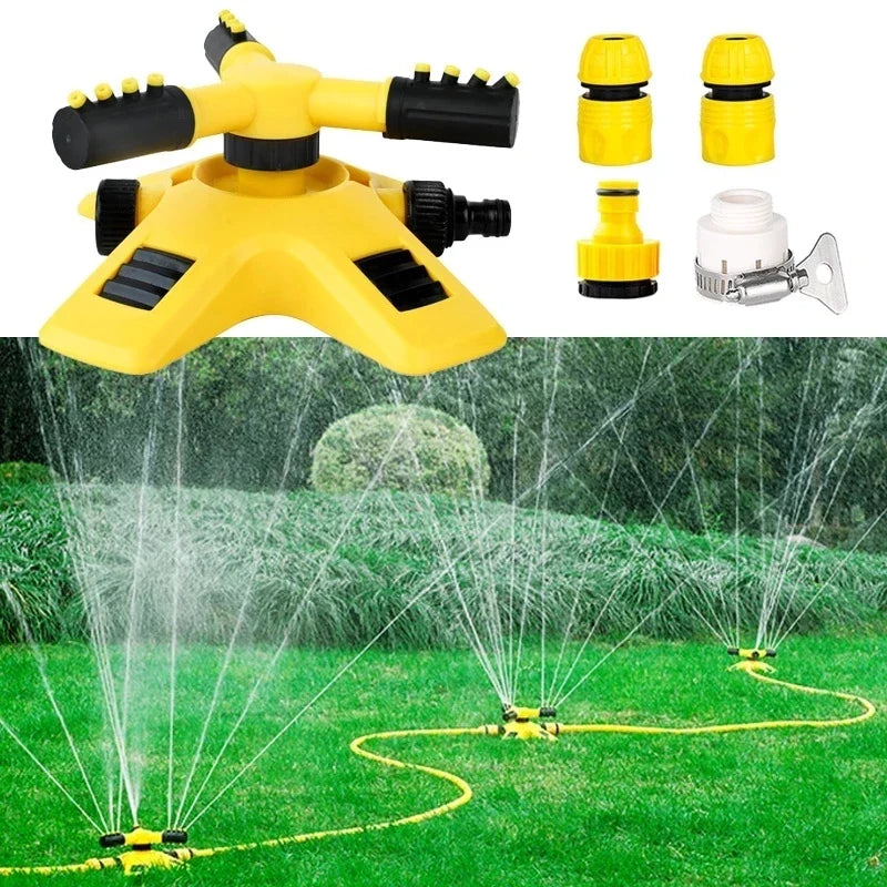 Adjustable 360 Degree Rotating Garden Lawn Sprinkler
