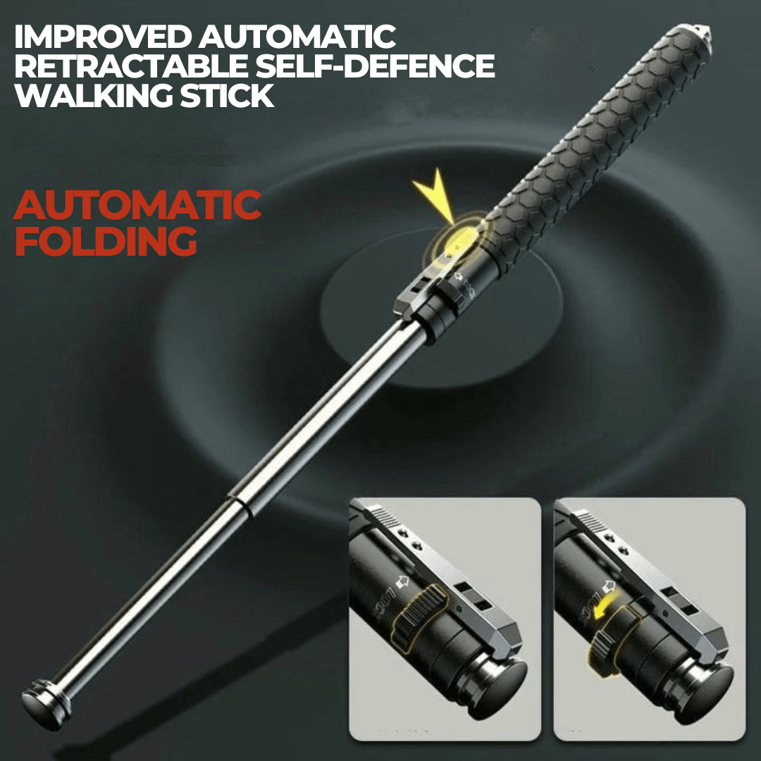 Adjustable Alloy Steel Hiking Stick with Anti Slip Handle