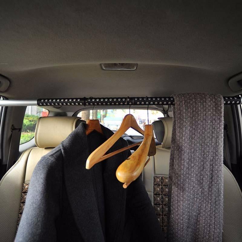Adjustable Car Clothes Hanger Bar for Wrinkle Free Travel
