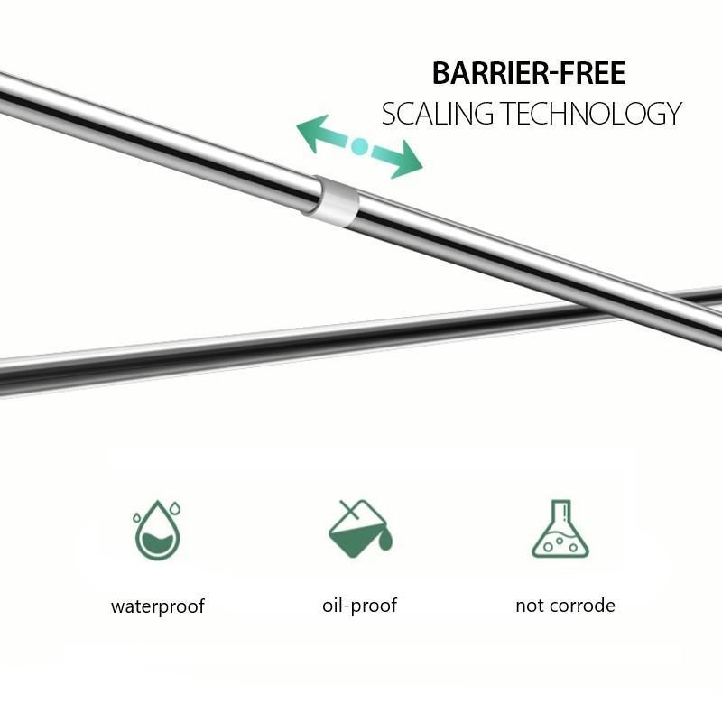 Adjustable No Drill Telescopic Closet Rod