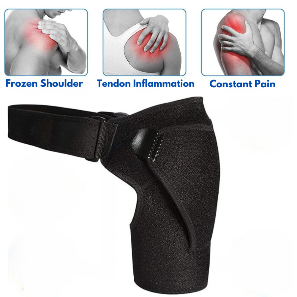 Adjustable Shoulder Support Brace with Breathable Fit