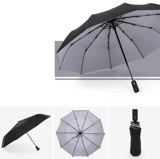 Automatic Reverse Folding Windproof Umbrella with UV Protection