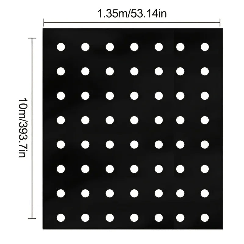 Black Weed Barrier Mulch Film for Garden and Greenhouse