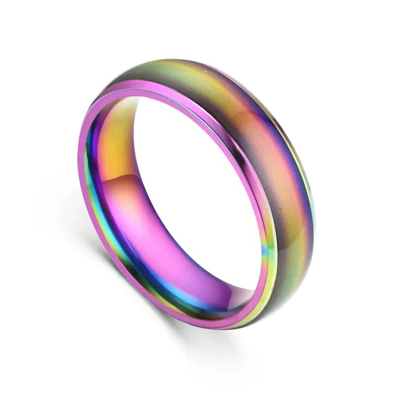 Color Changing Stainless Steel Mood Ring