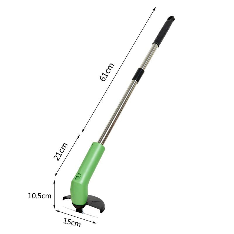 Cordless Battery Powered Grass Trimmer with Extension Pole
