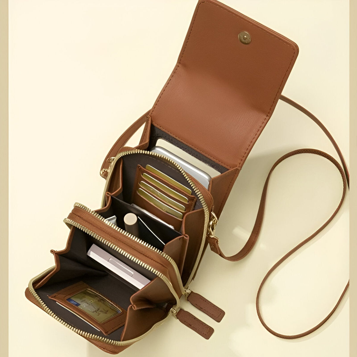 Crossbody Phone Wallet Bag with Adjustable Strap