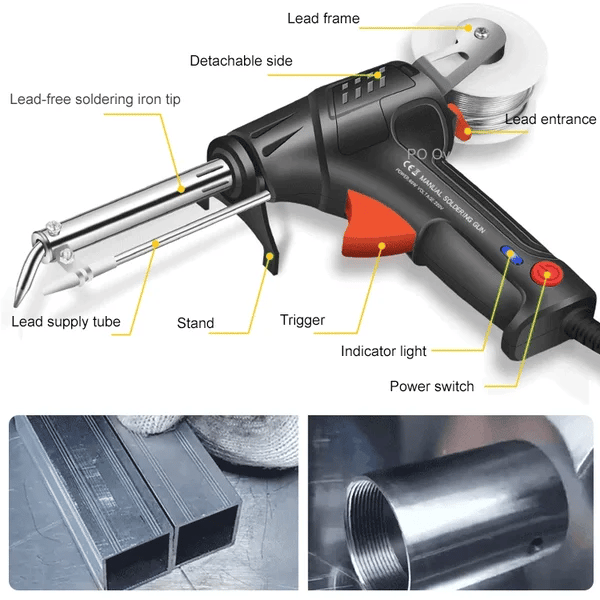 Electric Welding Tool with Rapid Heat Up and Cutting Function