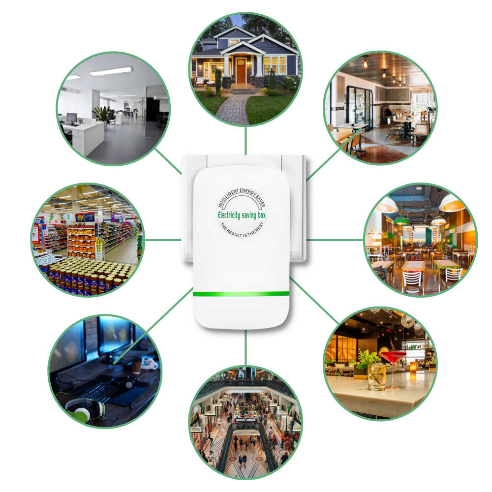 Energy Saving Power Optimizer Plug for Home and Office