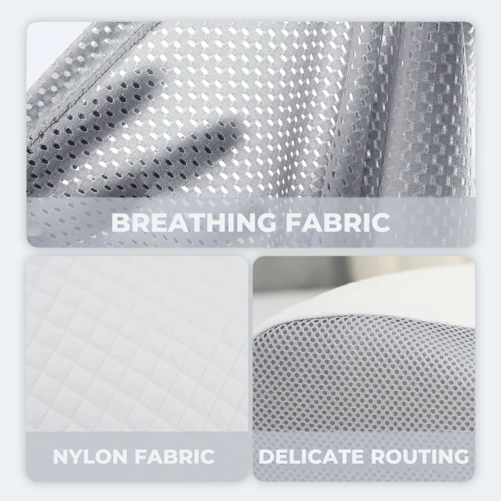 Ergonomic Memory Foam Pillow for Better Breathing and Sleep Support