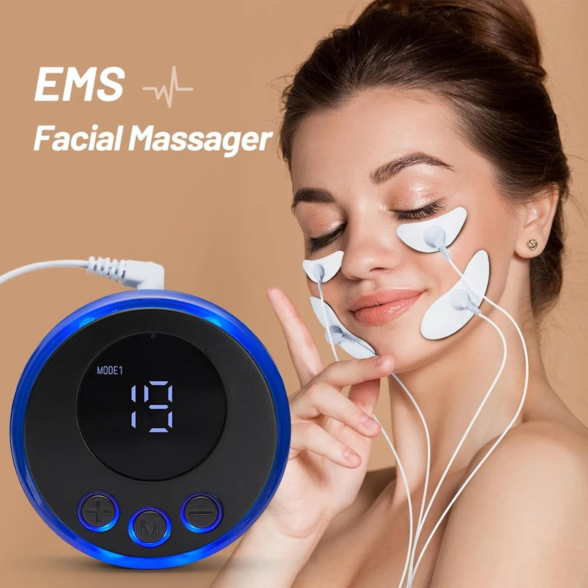 Facial Massage Stimulator with 8 Modes and 19 Adjustable Speeds