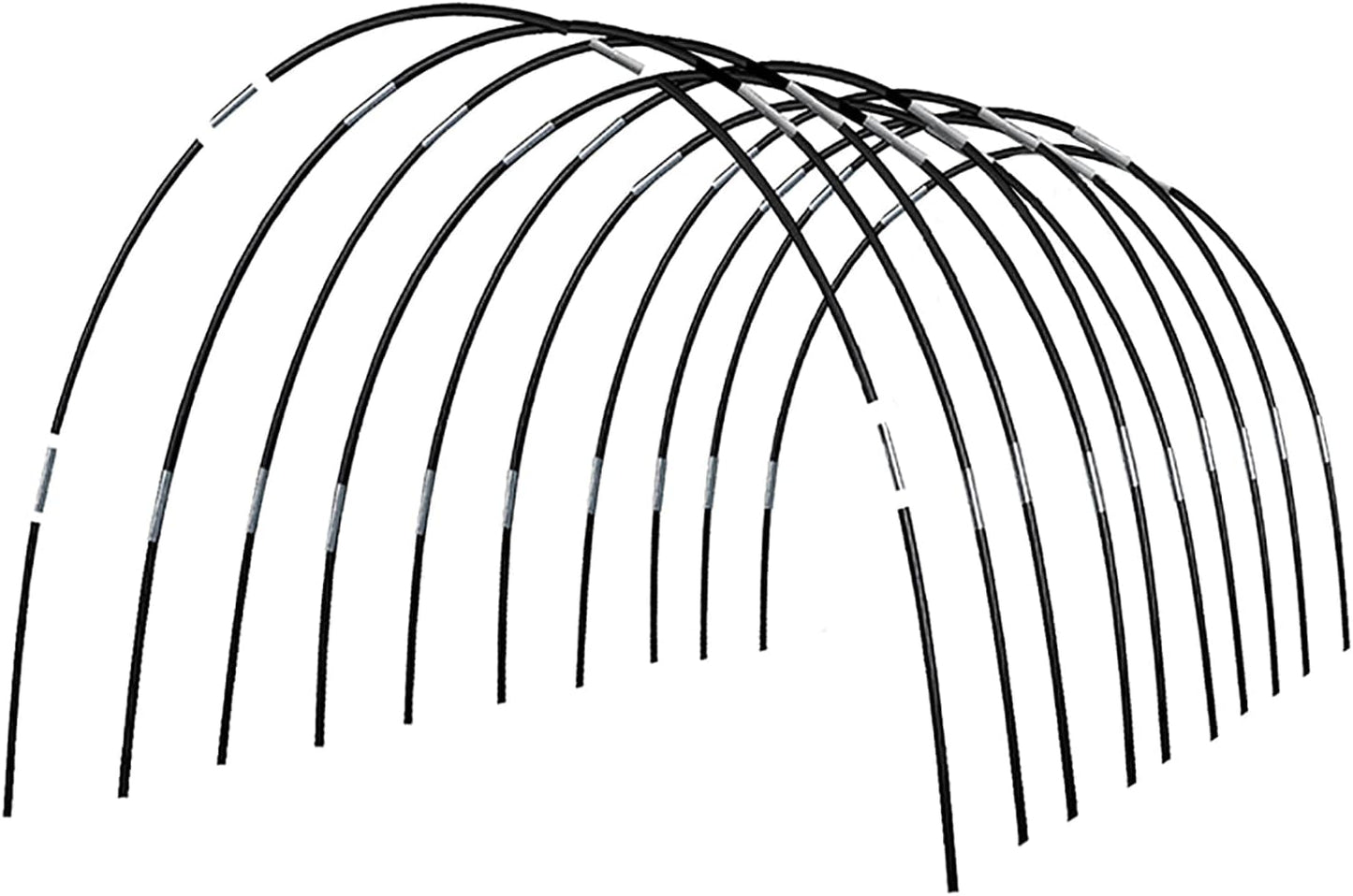 Fiberglass Garden Arch Tunnel Kit for Raised Beds