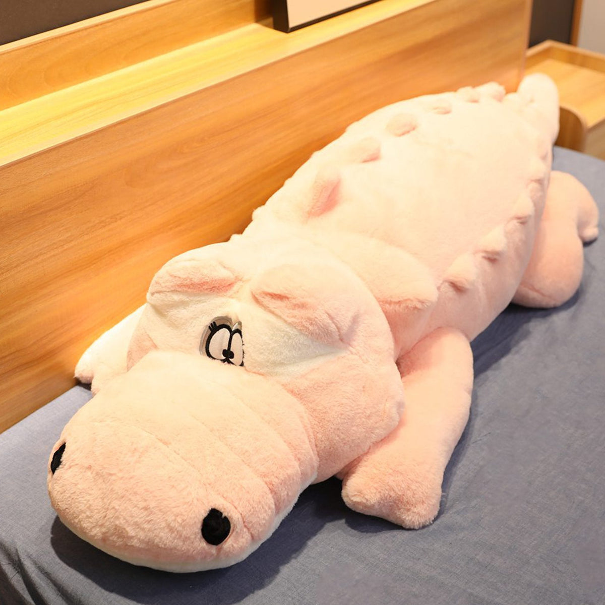 Giant Crocodile Plush Pillow Soft Stuffed Animal Body Cushion