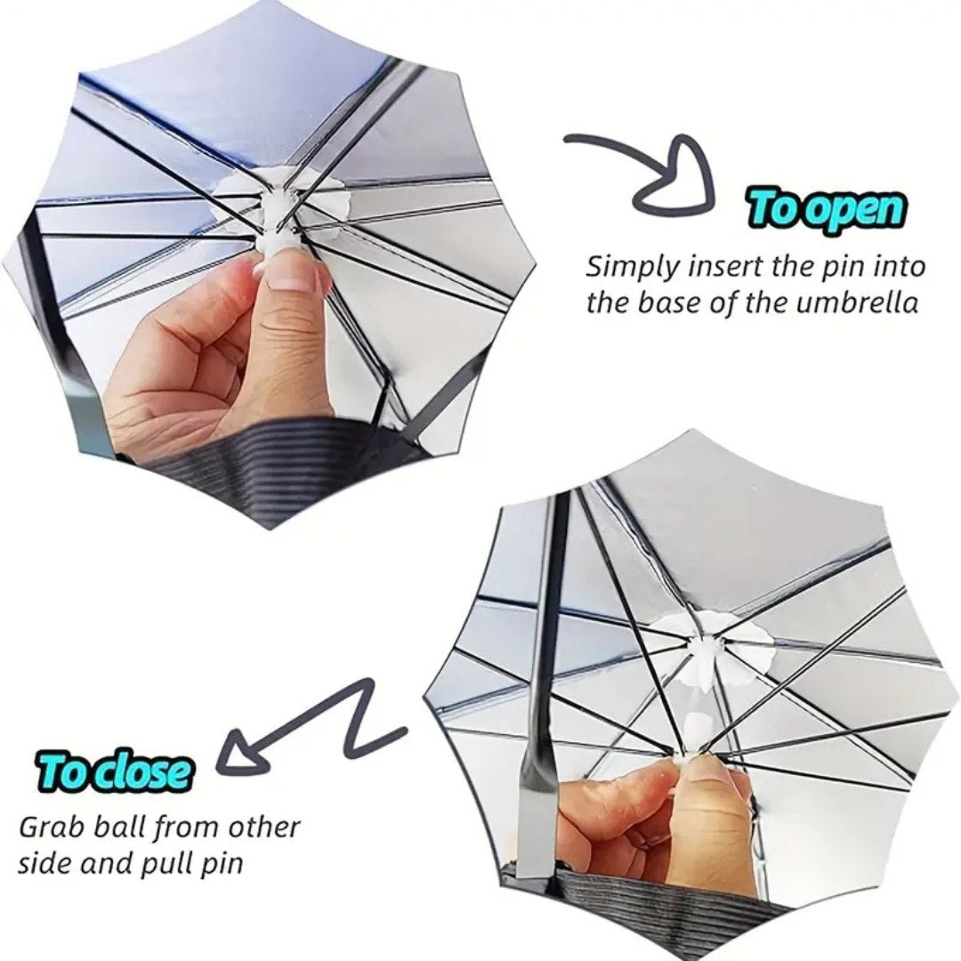 Hands Free UV Protection Umbrella Hat for Outdoor Activities