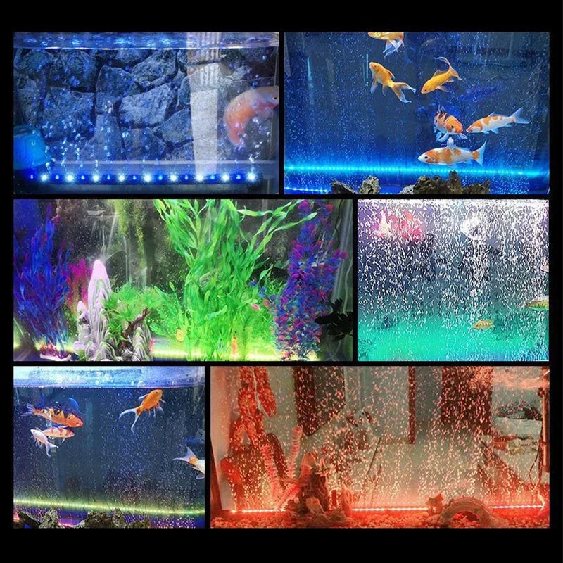 LED Aquarium Air Diffuser Light Color Changing