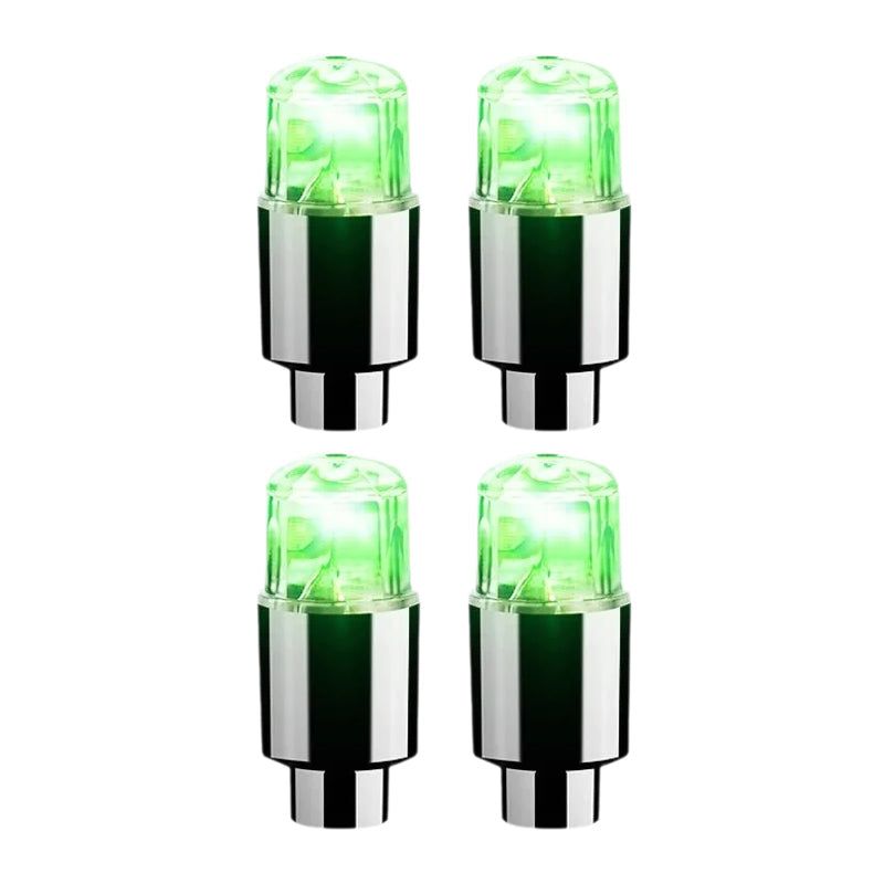 LED Tire Valve Cap Lights for Cars Bikes and Motorcycles