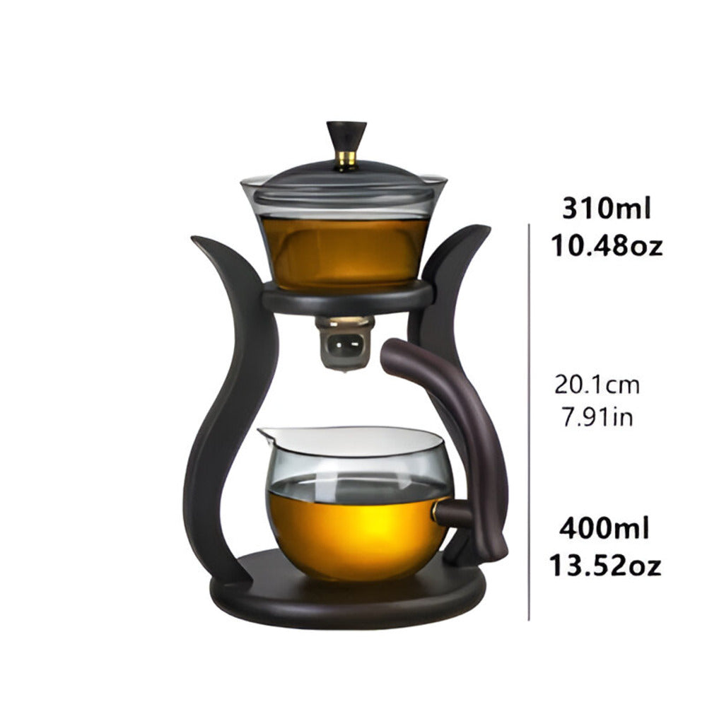 Magnetic Glass Teapot with Stainless Steel Infuser for Loose Leaf Tea
