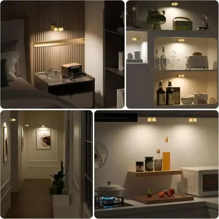 Magnetic LED Picture Frame Light with Adjustable Brightness