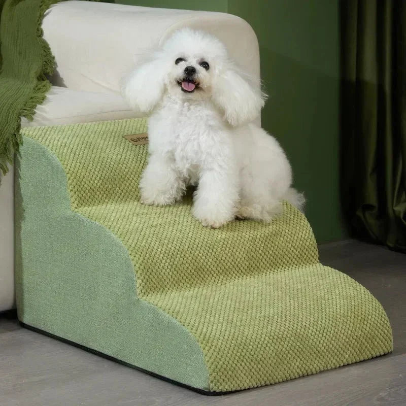 Memory Foam Pet Stairs for Dogs and Cats