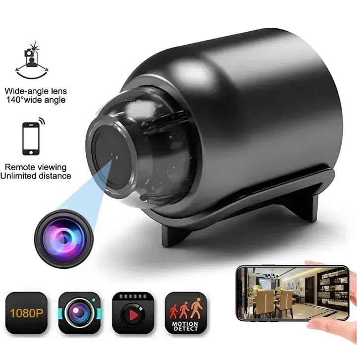 Mini 4G WiFi Security Camera 1080P with Night Vision