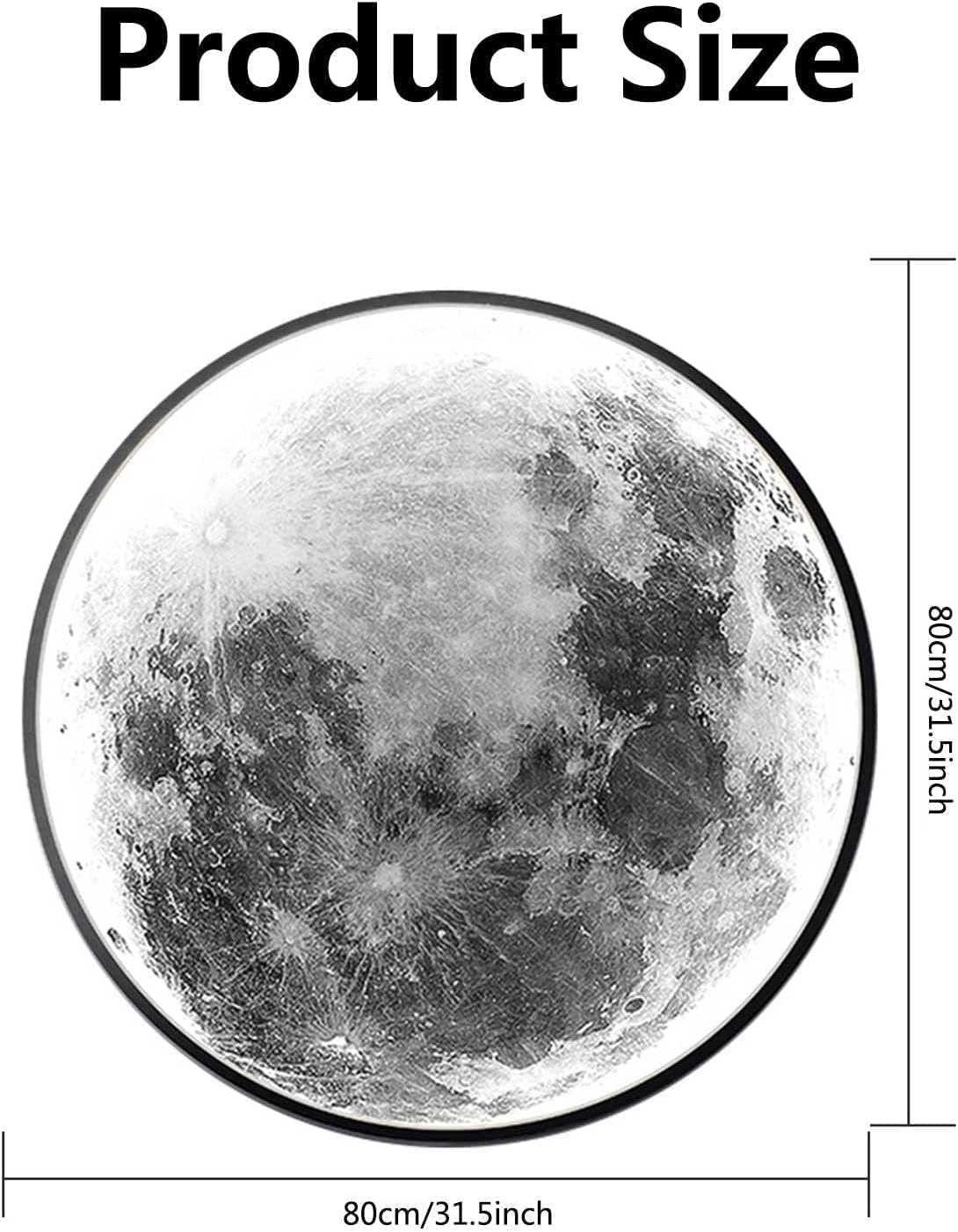 Modern LED Moon Wall Lamp