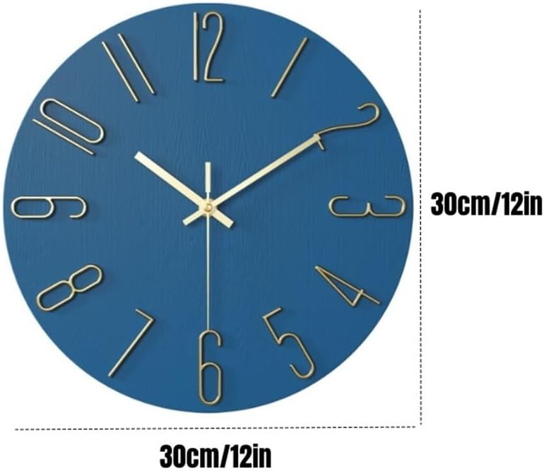 Modern Silent Quartz Wall Clock Minimalist Home Decor