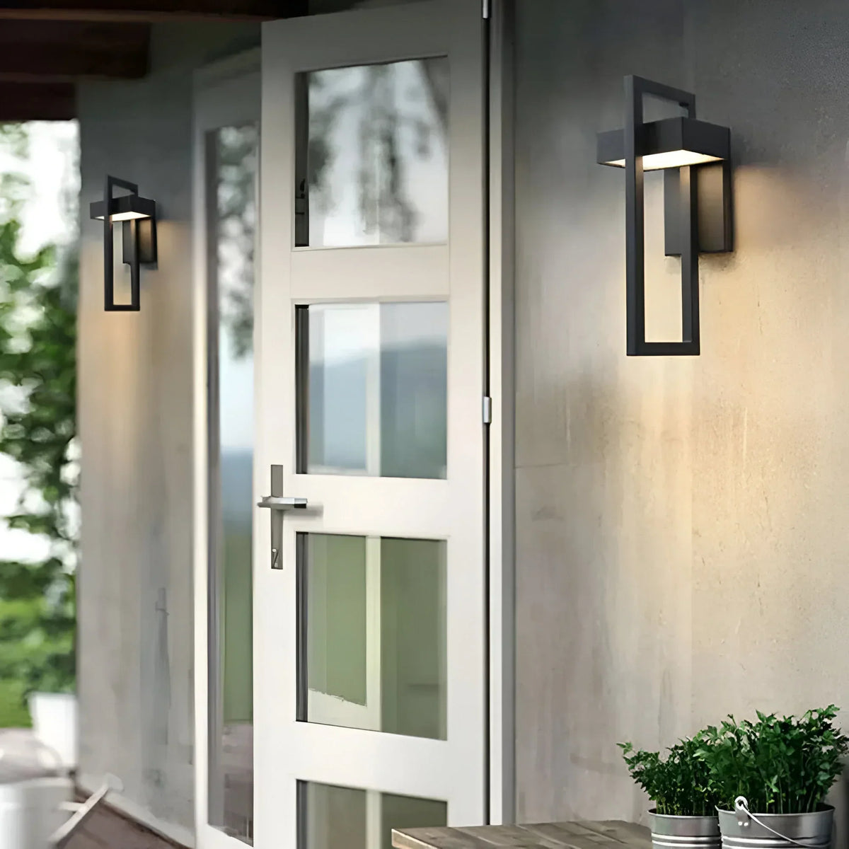 Modern Weatherproof Outdoor LED Wall Light