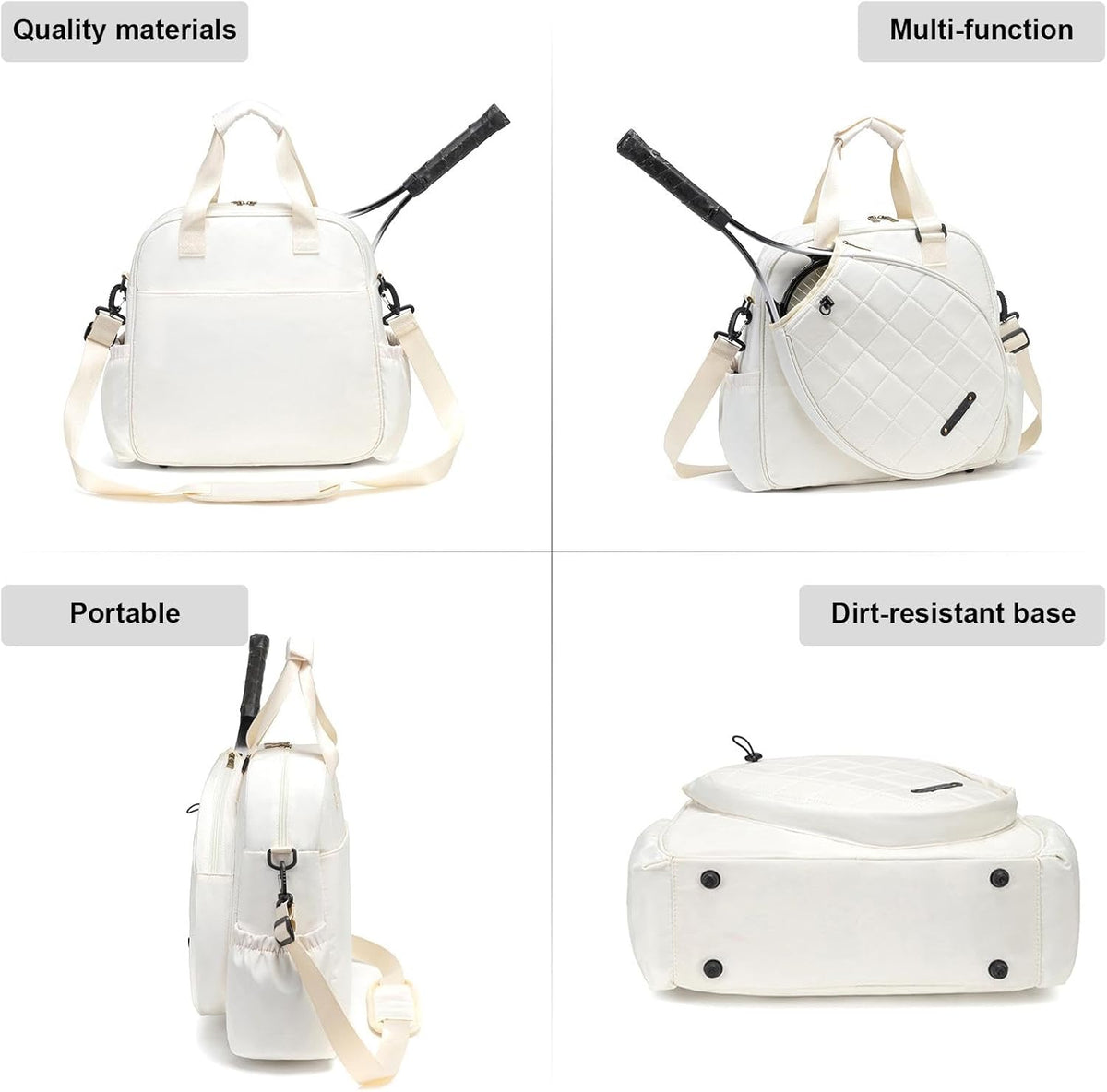 Multi Compartment Tennis Padel Racket Storage Bag