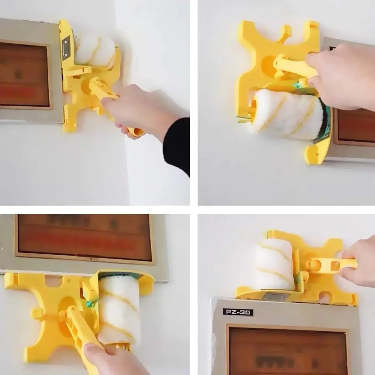 Paint Edging Roller with Shield Brush and 3 Replacement Rollers
