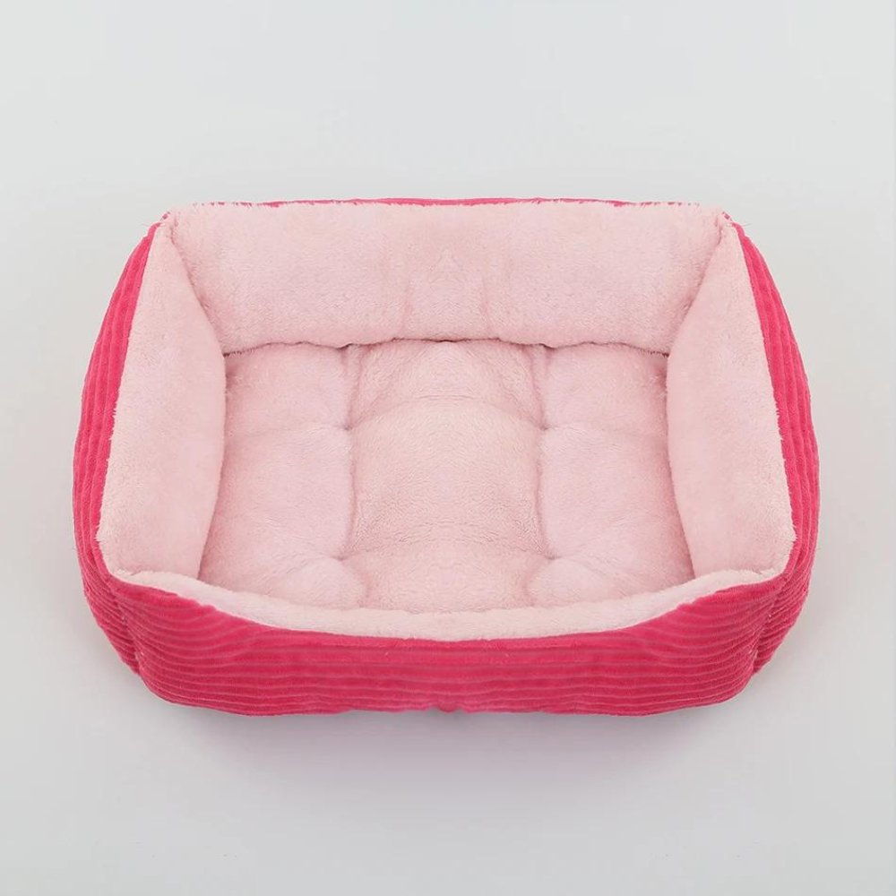 Plush Washable Dog Bed with Non Slip Bottom