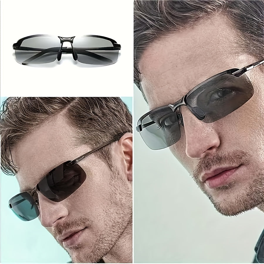 Polarized Photochromic Sunglasses for Day and Night
