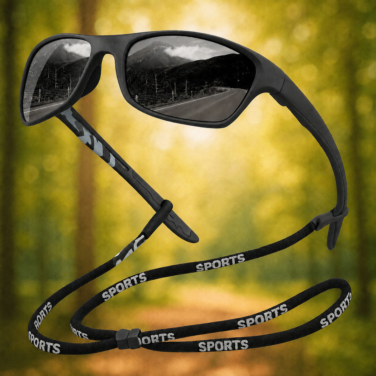Polarized Sports Sunglasses with UV400 Protection