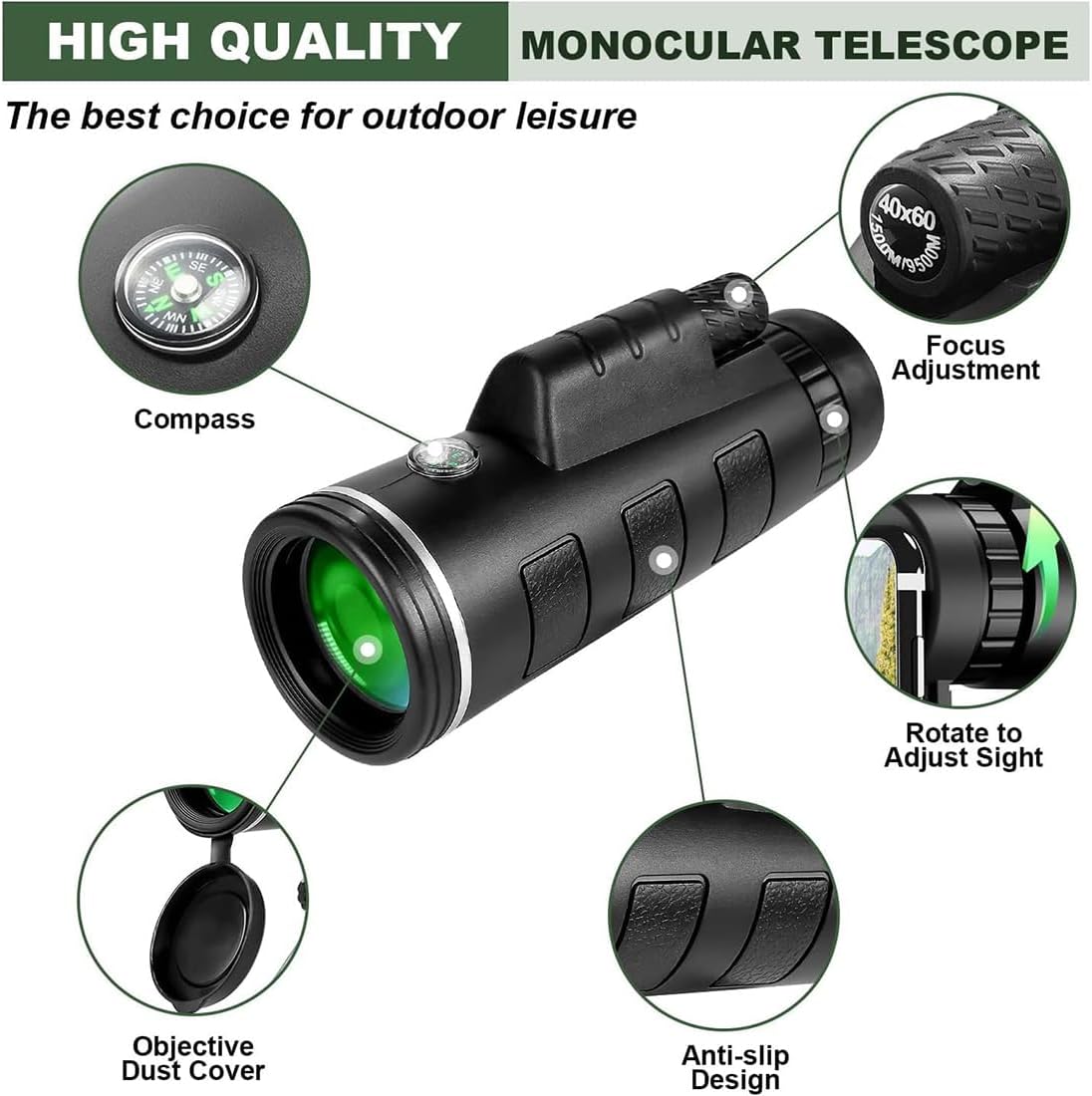 Portable High Resolution Astronomy Telescope for Stargazing and Outdoor Observation