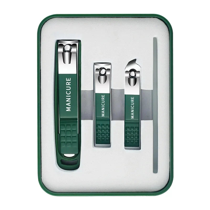 Professional Stainless Steel Nail Clipper Set with Nail File