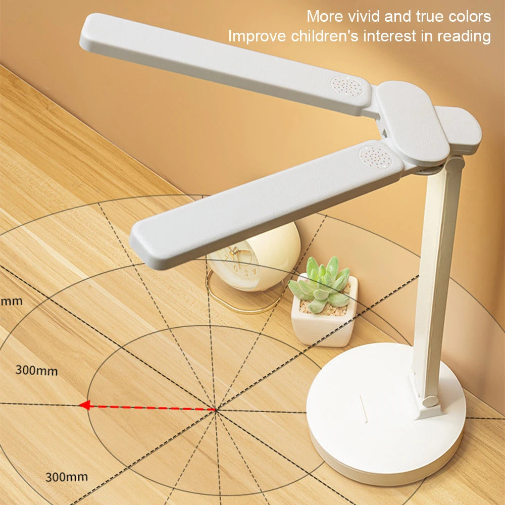 Rechargeable Adjustable Reading Lamp With Phone Holder