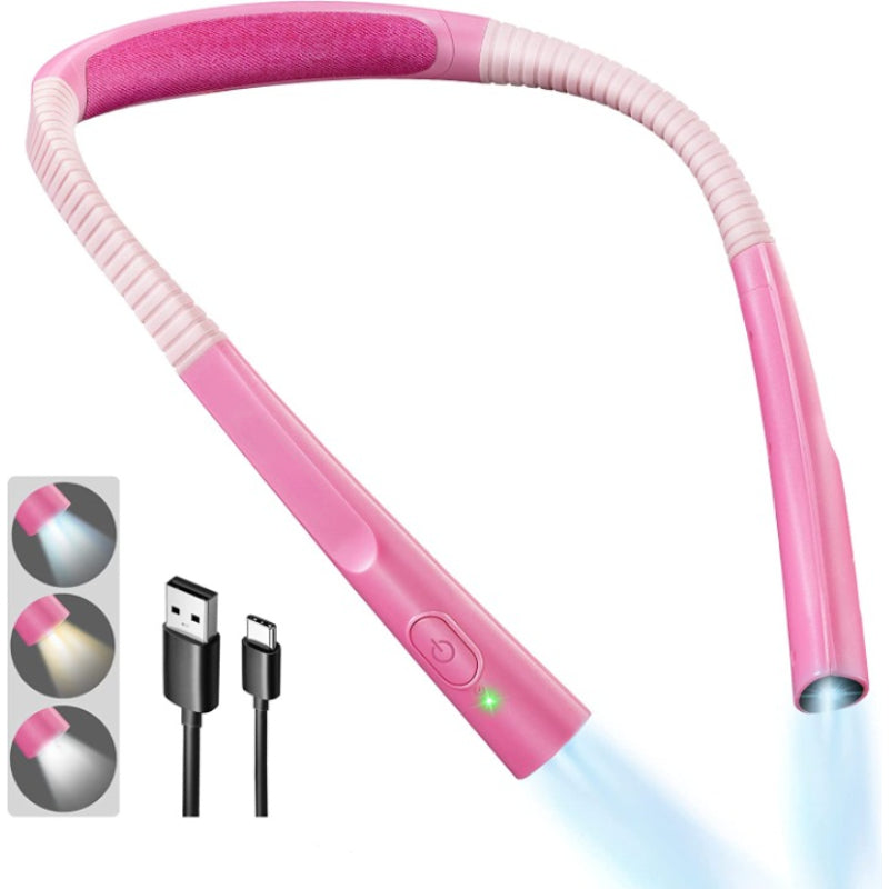 Rechargeable LED Neck Reading Light with Flexible Arms