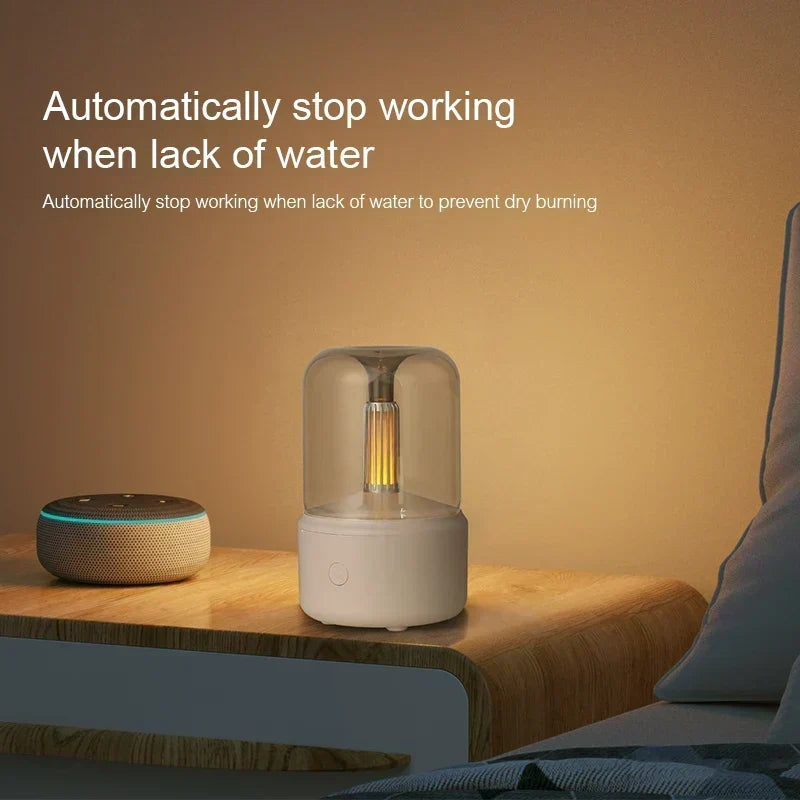 Retro USB Aroma Diffuser with Night Light Humidifier