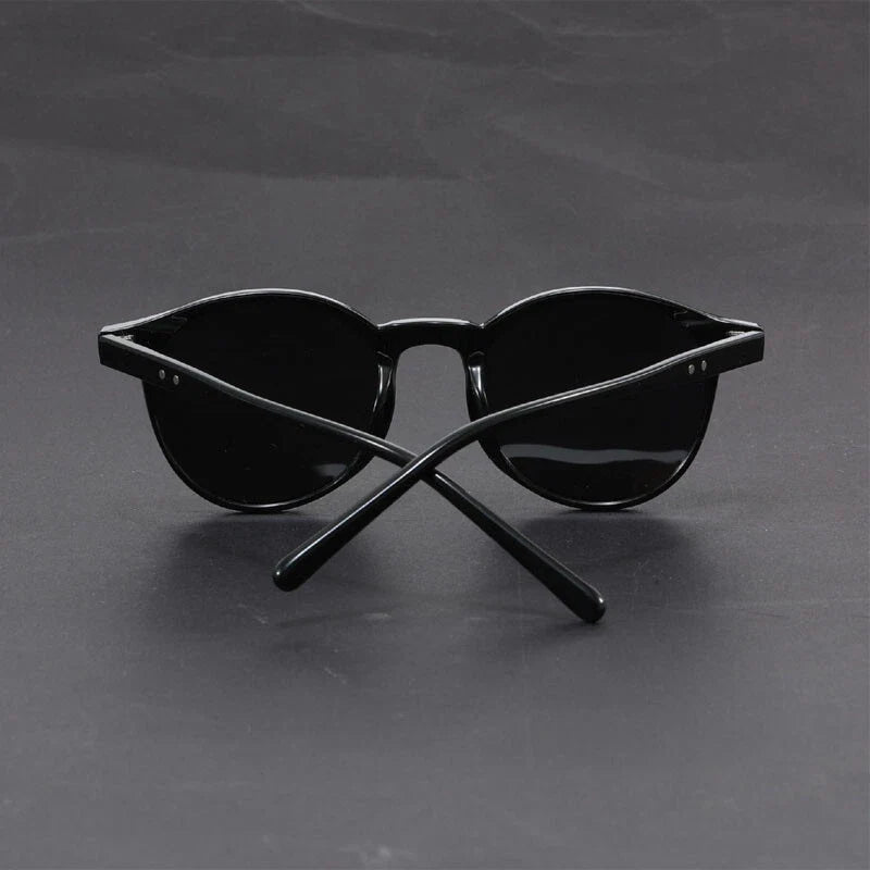 Round Tortoiseshell Sunglasses with Lightweight Full Frame