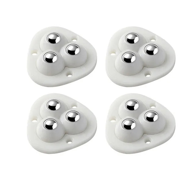 Self Adhesive 360 Degree Furniture Roller Wheels Set