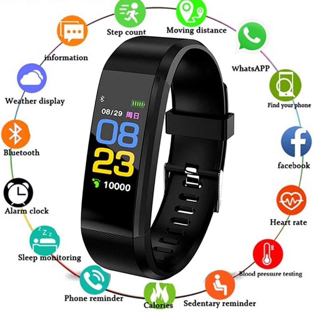 Senior GPS Smartwatch with Health Monitoring and Safety Alerts