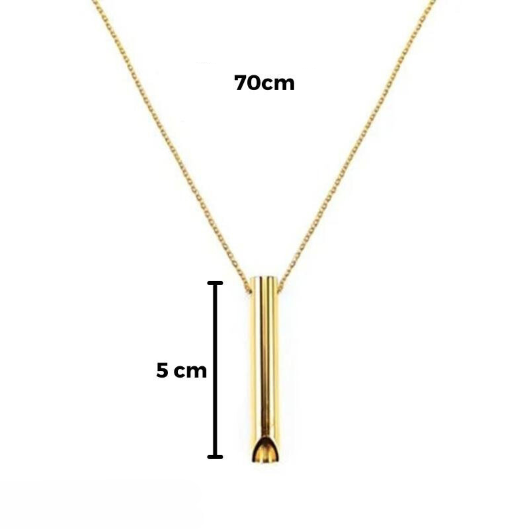 Smoking Cessation Breathing Necklace for Deep Breathing Support