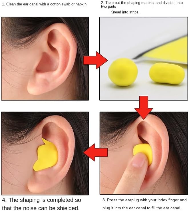 Soft Noise Reduction Earplugs for Sleep Travel