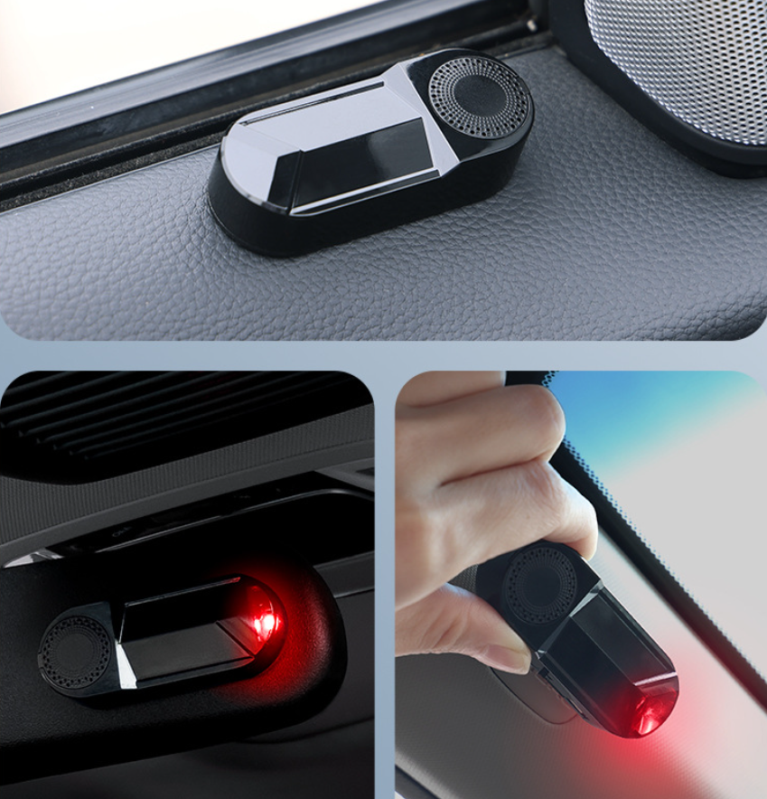 Solar Powered Vehicle Security Warning Light