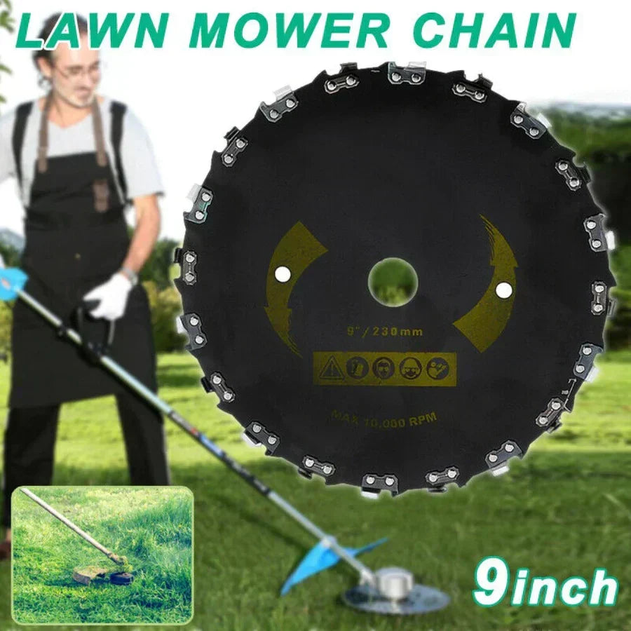 Steel Brush Cutter Blade for Lawn Trimmer and Weed Removal