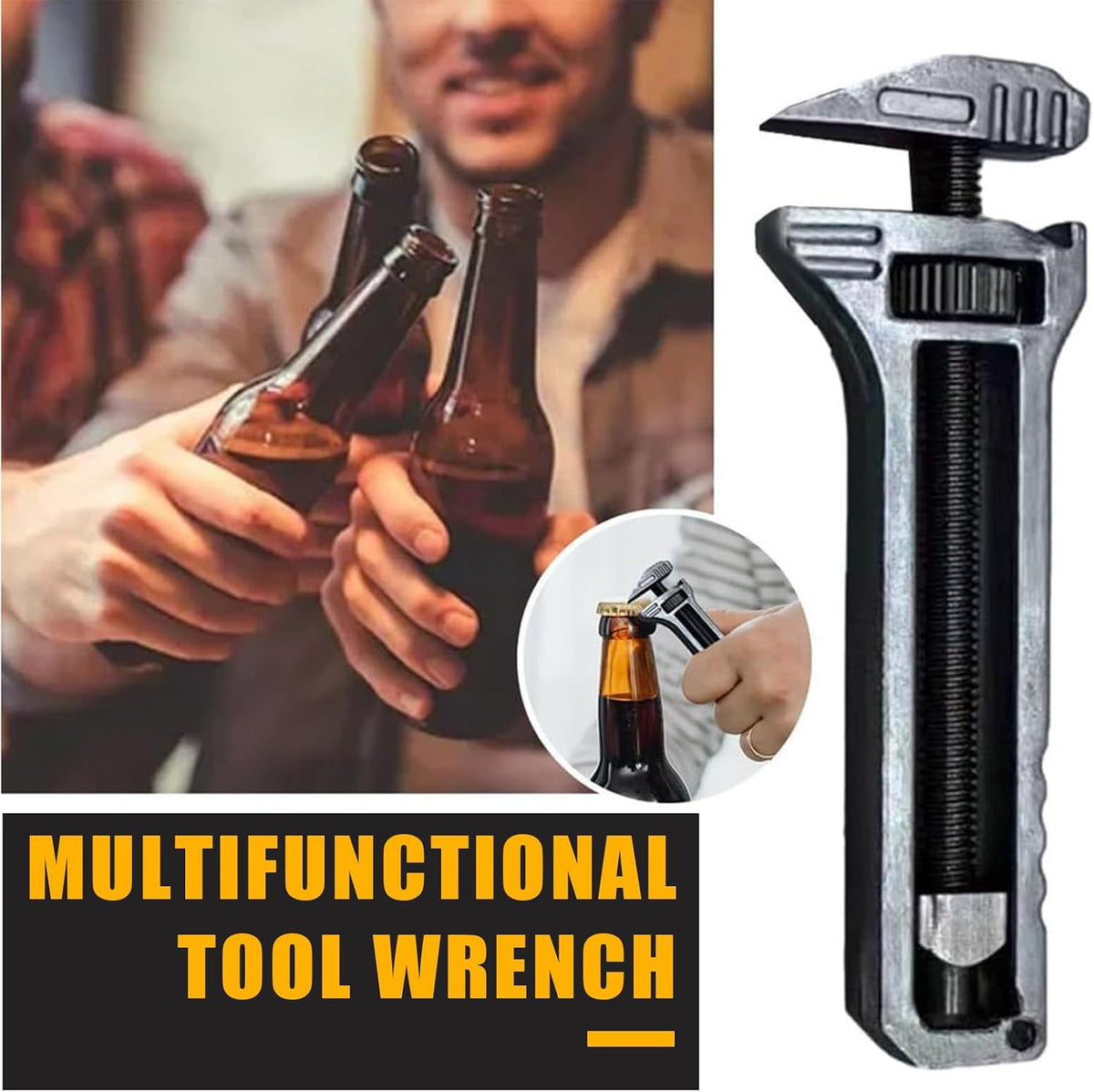 Titanium Pocket Multi Function Wrench Tool