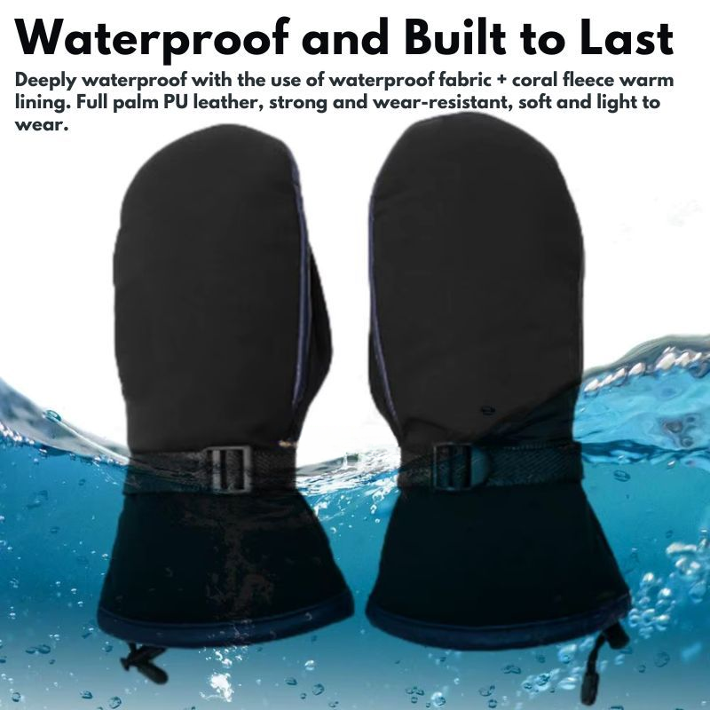 USB Rechargeable Heated Gloves with Dual Side Warmth