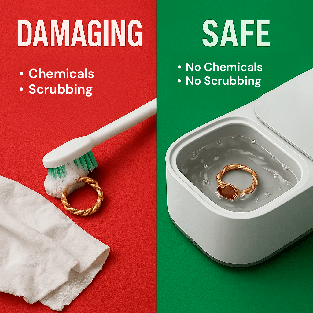 Ultrasonic Cleaning Machine for Jewelry Glasses Watches and Dentures