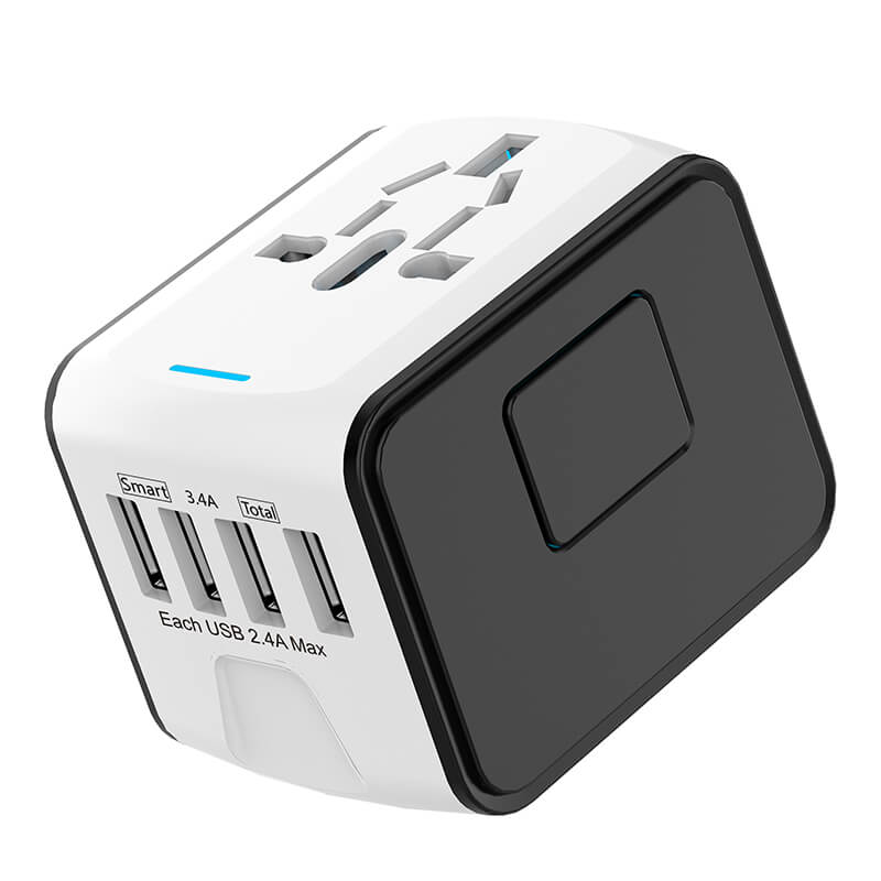 Universal Travel Adapter Voltage Converter USB Charger